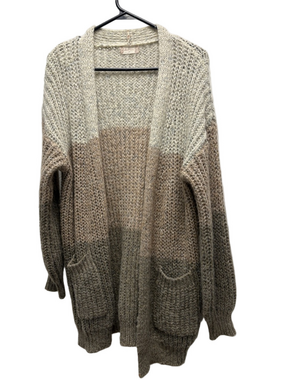 Altar'd State Open-Front Cardigan Knit Pockets Size S/M